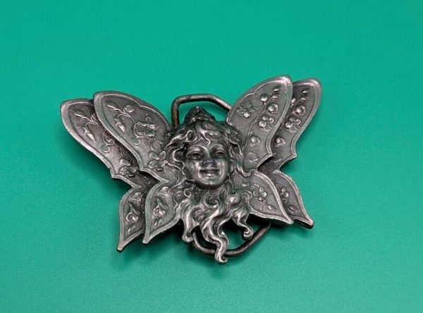1970's Bergamont Brass Works Fairy Belt Buckle