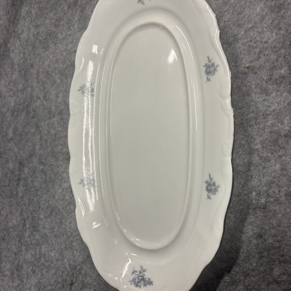 Johann Haviland "Blue Garland" Gravy Boat Underplate or Serving Plate