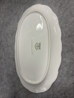 Johann Haviland "Blue Garland" Gravy Boat Underplate or Serving Plate - Image 2