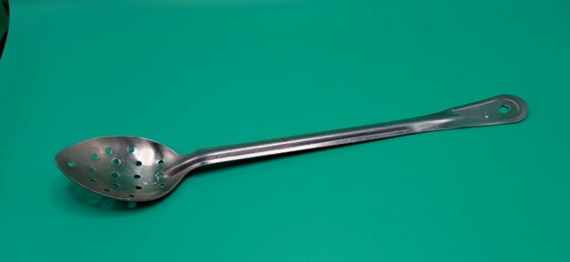 cropped-PXL_20261004_190424105-scaled-1.jpg Stainless Steel Perforated Basting Spoon - Image 1